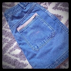 Vintage DKNY high waisted DKNY jean skirt